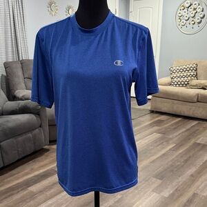 Champion Men's Blue Short Sleeve Tee